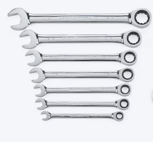GearWrench 9317 7-Piece SAE Ratcheting Combination Wrench Set