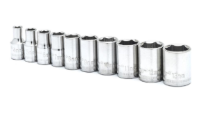 Crescent CSAS9N 10-Piece 1/4" Drive 6-Point Metric Socket Set