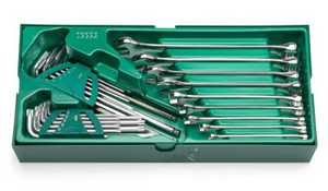 SATA ST08034E 27pc SAE Combination Wrench and Tray Set
