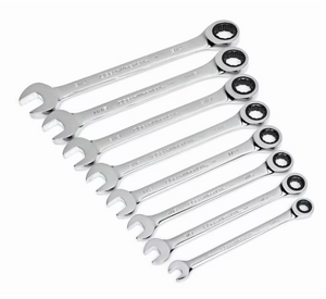 GEARWRENCH 44001 8 pc SAE Combination Ratcheting Wrench Set