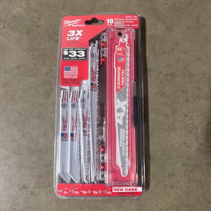 Milwaukee 49-22-1110H 10 PC SAWZALL Reciprocating Saw Blade Set
