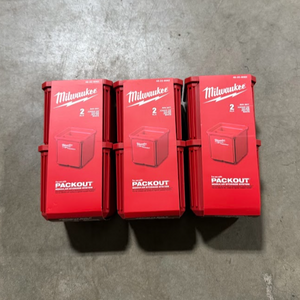 Milwaukee 48-22-8062 2pk Bin Set for PACKOUT (3 Pack - 6 Total)