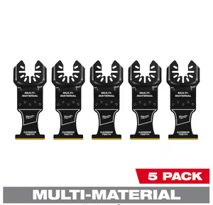 Milwaukee 49-25-1526 Extreme Materials Carbide Teeth Oscillating Blades (5PK)