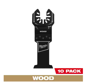 Milwaukee 49-25-1100 1-3/8 in. High Carbon Steel Oscillating Blade (10-Pack)