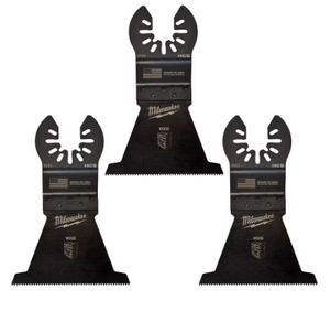 Milwaukee 48-90-1113 2-1/2" Wood Cutting High Carbon Oscillating Blades (3PK)
