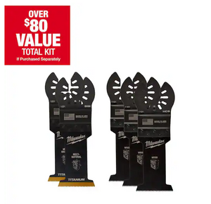 Milwaukee 49-25-1135 1-3/8 in. Multi-Tool Oscillating Blade Set (5-Piece)