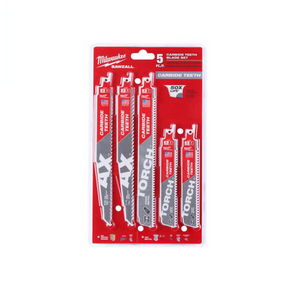 Milwaukee 49-22-3306 5PC SAWZALL Carbide Saw Blade Set
