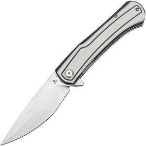 Tenable Kratos Liner Lock Knife Black/White G-10 (3.79" Stonewash)