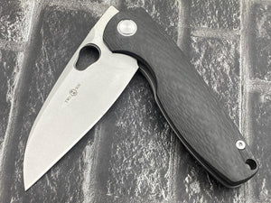 TWO SUN TS129-M390-Stonewash M390 Blade  Folding Pocket Knife
