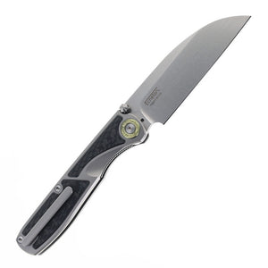 Two Sun Folding Knife Plain Edge Stonewash Finish TS577-K110-CF