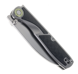 Two Sun Folding Knife Plain Edge Stonewash Finish TS577-K110-CF