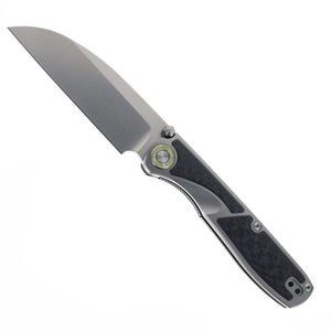 TwoSun Folding Knife Titanium/Carbon Fiber Handle K110 (3.5" Stonewash)