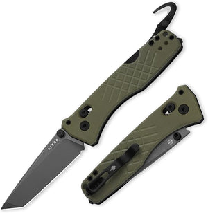 Aegis T AEB-L Green G10 Rescue Hook & Glass Breaker V32774CTA2