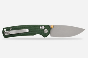 Vixino X501-M2G Rockshark Pocket Knife 14C28N, Green Micarta