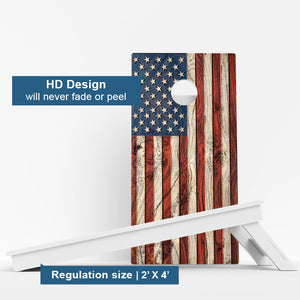 American Flag Weather Proof Cornhole Boards