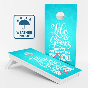 Weather Proof Pool Cornhole Boards