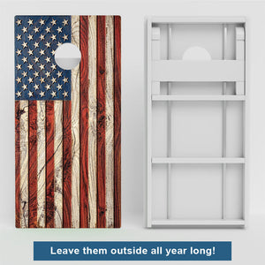American Flag Weather Proof Cornhole Boards
