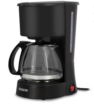 Aiwa WCF1-1007-BLK Compact 6 Cup Coffee Maker