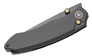 Remette WD108-N2 Wild Species Knife, Titanium, M390, Titanium Plating