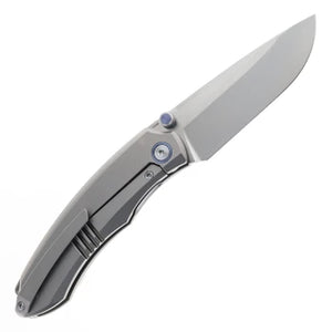 Remette WD108-N1 Wild Species Knife, Titanium, M390, Hand Grinding + Pearlescent