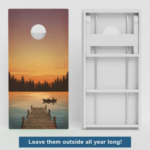 Lake View Weather Proof Cornhole Boards