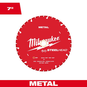 Milwaukee 49-93-7820 7” STEELHEAD™ Metal Cutting Diamond Blade