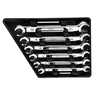 Milwaukee 48-22-9471 6pc Double End Flare Nut Wrench Set - Metric