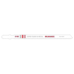 Milwaukee 48-42-5192 5-1/4" 14TPI T-Shank Metal Cutting Bi-Metal Jig Saw Blades