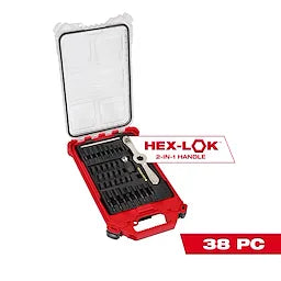 Milwaukee 49-22-5603 Metric Tap and Die PACKOUT Set w/Hex-LOK 2-in-1 Handle 38PC