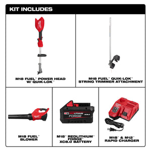 Milwaukee 3031-21 M18 FUEL™ String Trimmer/Blower Combo Kit