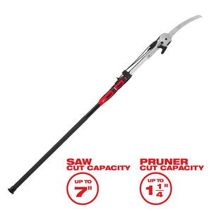 Milwaukee 48-22-9375 1-1/4" Cut Capacity 16' Tree Pruner w/13"Carbon Steel Blade