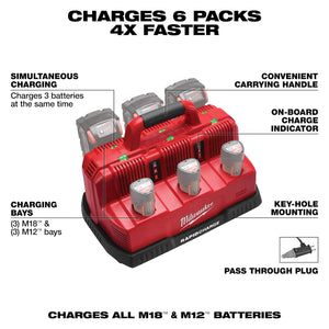 Milwaukee 48-59-1807 M18™ & M12™ Rapid Charge Station (Used-Excellent)