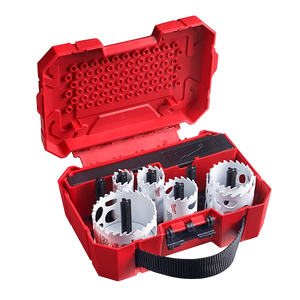 Milwaukee 49-22-3084 10PC HOLE DOZER with Carbide Teeth Electrician Hole Saw Kit