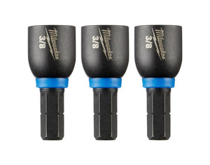 Milwaukee 49-66-4515 SHOCKWAVE Impact Duty™ 3/8” Insert Magnetic Nut Driver 3PK