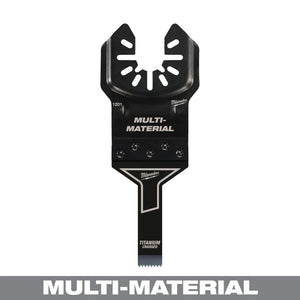 Milwaukee 49-25-1201 3/8" TITANIUM CHARGED Bi-Metal Multi-Mat Multi-Tool Blade