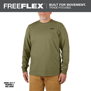 Milwaukee 604 FREEFLEX™ Hybrid Work Tee - Long Sleeve