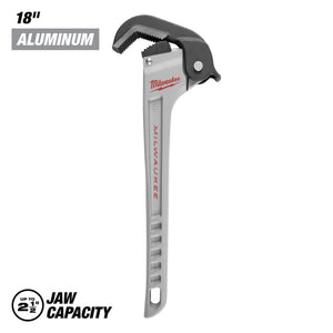 Milwaukee 48-22-7418 18 in. Self-Adjusting Aluminum Pipe Wrench