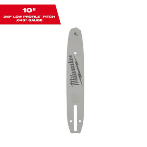 Milwaukee 48-09-5001 10" 3/8" LOW PROFILE™ Pitch, .043" Gauge Guide Bar