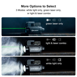 OLIGHT Baldr Mini 600 Lumens Green Laser & Mini Red Laser LED Tactical Light