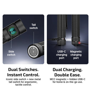 OLIGHT BATON4PRO Baton 4 Pro Dual Switch High Lumen Compact EDC Flashlight