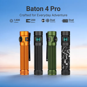OLIGHT BATON4PRO Baton 4 Pro Dual Switch High Lumen Compact EDC Flashlight