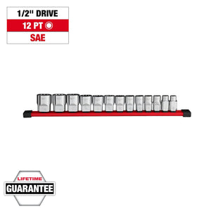 Milwaukee 48-22-9422 1/2 in. Drive SAE 12-Point Socket Set 13PC