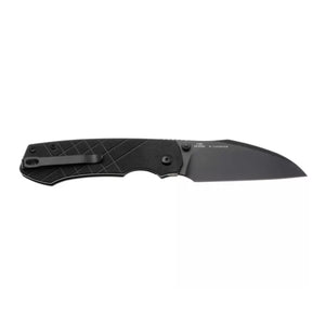 CJRB Kestral Liner Lock Knife Black G-10 (3.3" Black PVD)