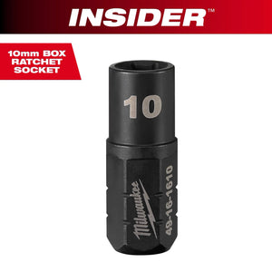 Milwaukee 49-16-1610 INSIDER Box Ratchet Impact Socket 6 Point 10 mm