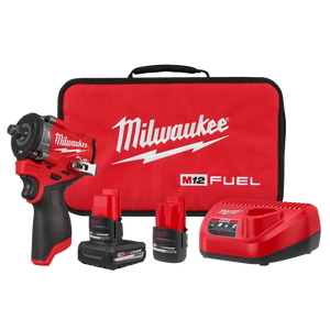 Milwaukee 2563-22 M12 FUEL Stubby 1/2" Impact Wrench Kit