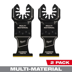 Milwaukee 49-25-1522 1-3/8" Carbide Teeth Multi-Material Multi-Tool Blades (2Pk)