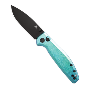 Bestechman Goodboy Jr. Green Crystalliuzed Ti (3" Black PVD) Magnacut