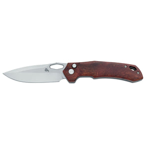 BlackFox Atros Button Lock Knife Sandal Wood (3.4" Stonewash VG10)