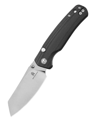 Bestechman BMK24B Cicada's Wing-G10, Black, 10Cr15CoMoV, Satin