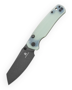 Bestechman BMK24A Cicada's Wing-G10, Jade, 10Cr15CoMoV, Black Finish